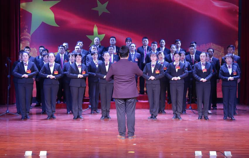 徐州寶潤(rùn)實(shí)業(yè)集團(tuán)2019年度工作動(dòng)員大會(huì)---大合唱《團(tuán)結(jié)就是力量》、《我愛你中國(guó)》