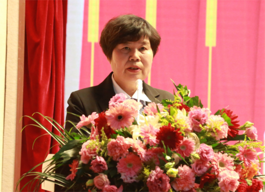 徐州寶潤實(shí)業(yè)集團(tuán)第一屆黨委班子選舉大會(huì)---徐州市樹恩中學(xué)總校長(zhǎng)薛淑萍同志致開幕辭